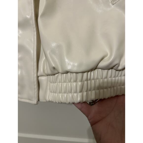 Anthropologie Cream Bomber Jacket - Picture 6 of 16